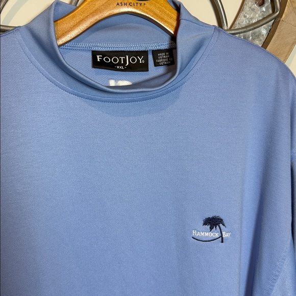 FootJoy Men’s Very Good Quality Light Blue Long Sleeve Shirt, Size XXL EUC! - Picture 3 of 10